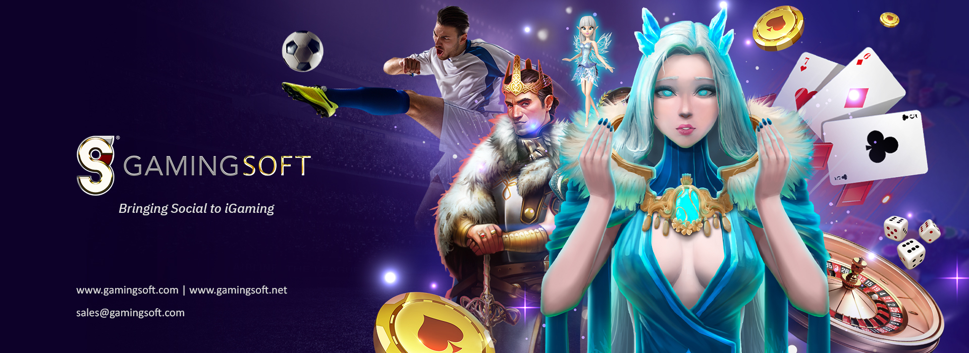 Bringing Social to iGaming Web Banner - GamingSoft